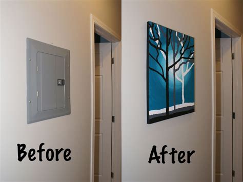 electrical breaker box covers|indoor electrical box covers decorative.